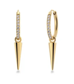 Edblad Peak Hoops Sparkle Gold 127065