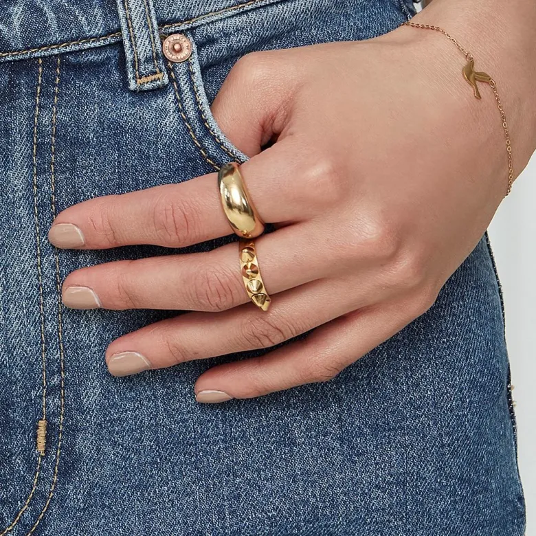 Edblad Peak Ring Single Guld