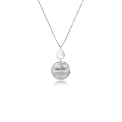 Edblad Pearl Signet Halsband Stål