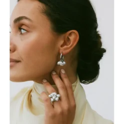 Edblad Pearl Signet Ring Stål
