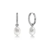 Edblad Perla Hoops Sparkle – Stål
