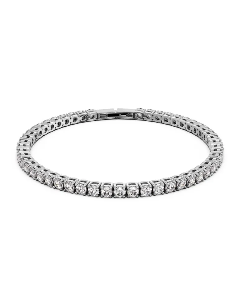 Edblad Tennis Armband Stål med kristallstenar