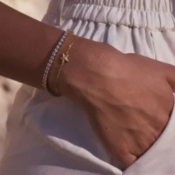Edblad Tennis Armband Stål Guld