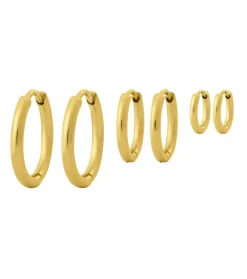 Edblad Triple Pair Örhängen Guld (125185)