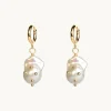 Emma Israelsson Baroque Stud Pearl Örhängen Guld