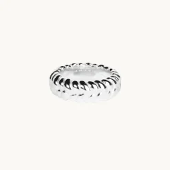 Emma Israelsson Braided Band Ring Silver Ring166