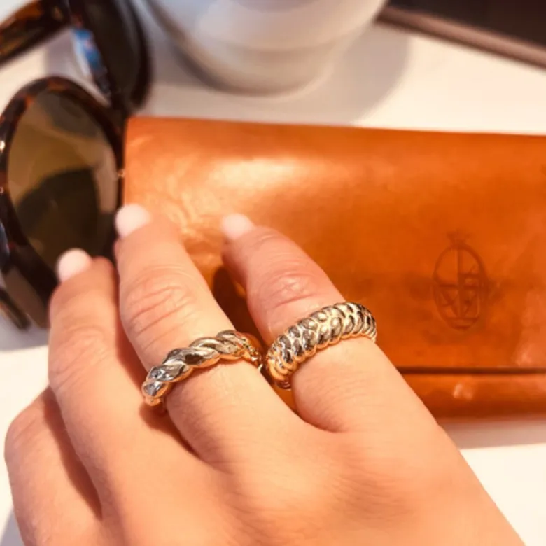 Emma Israelsson Braided Band Ring Guld Ring167