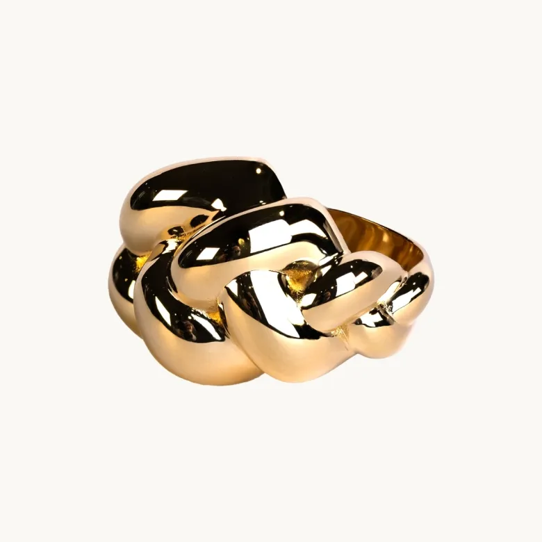 Emma Israelsson Braided Ring Guld Ring159