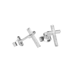 Emma Israelsson Branch Cross Pin Örhängen Silver Ear104