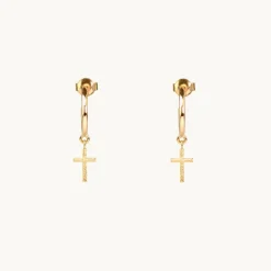 Emma Israelsson Branch Cross Örhängen S Guld Ear194