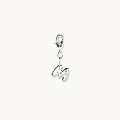 Emma Israelsson Bubble Bokstav Berlock Silver