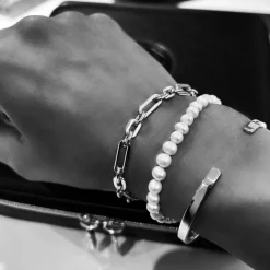 Emma Israelsson Chunky Armband Silver Brace060