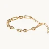 Emma Israelsson Chunky Armband Guld Brace061
