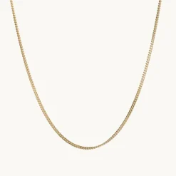 Emma Israelsson Chunky Curb Justerbar Kedja Guld – Chain039