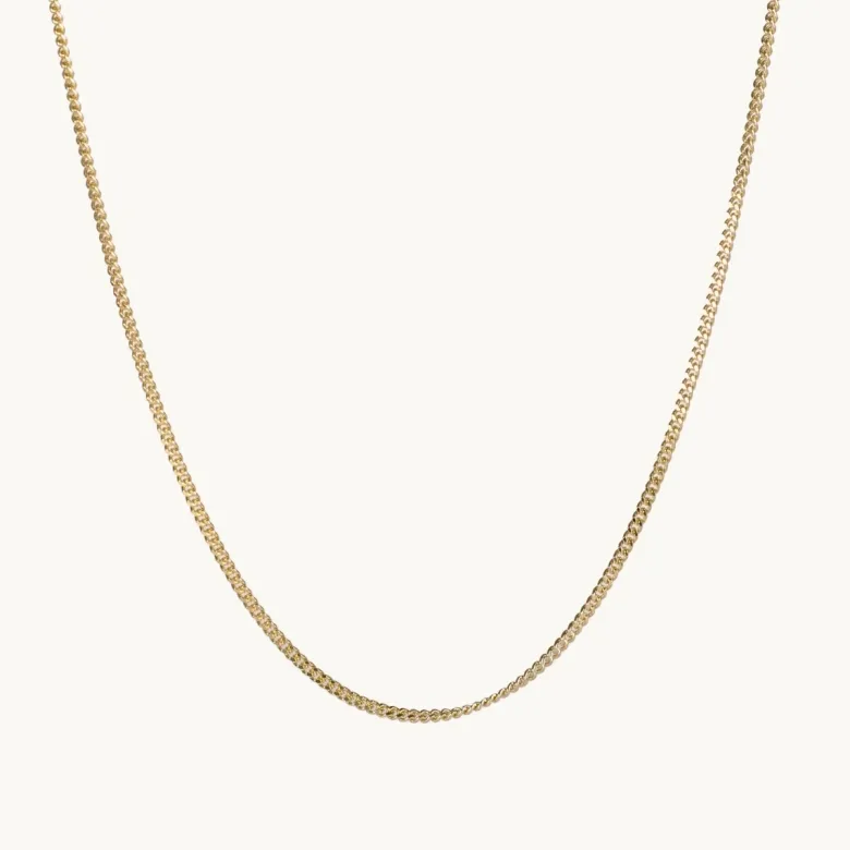Emma Israelsson Chunky Curb Justerbar Kedja Guld – Chain039