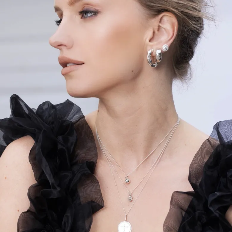 Emma Israelsson Chunky Hoops Small Örhängen Guld – Ear188