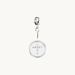 Emma Israelsson Cross Coin Charm Silver Charm013