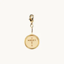 Emma Israelsson Cross Coin Charm Guld Charm014
