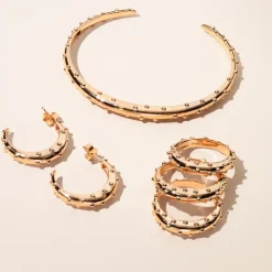Emma Israelsson Dot Dew Bangle Armband Guld Brace063