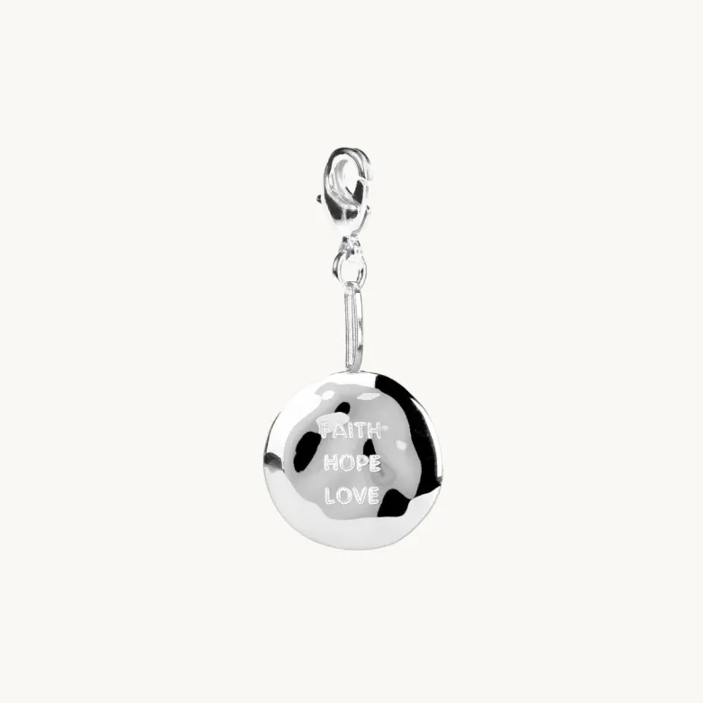 Emma Israelsson FHL Organic Coin Charm Silver Charm027