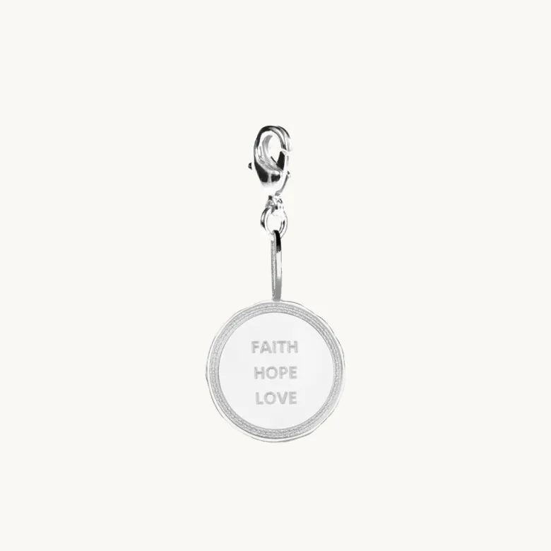 Emma Israelsson FHL Wreath Coin Charm Silver Charm015