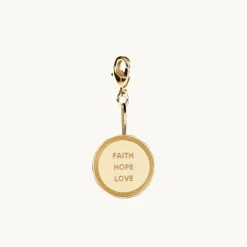 Emma Israelsson FHL Wreath Coin Charm Guld Charm016
