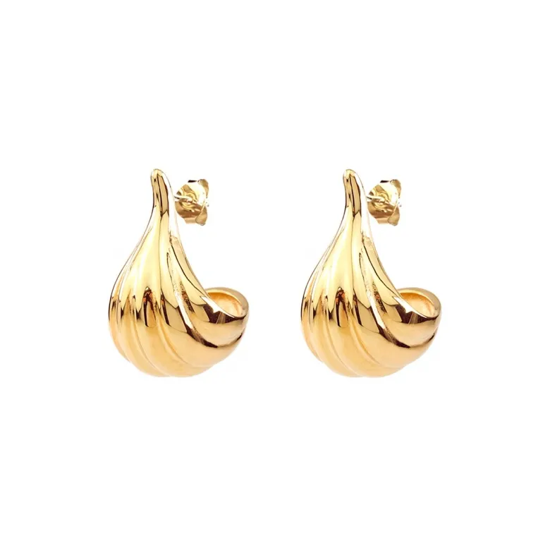 Emma Israelsson Fig Hoops (Guld) – ear133 (Mega kampanj)