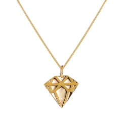 Emma Israelsson 18K Gold Diamond Pendant Neck042
