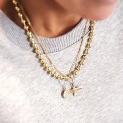 Emma Israelsson LARGE GLOBE CHAIN SILVER – chain027