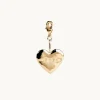 Emma Israelsson Name Heart Organic Charm Guld Charm032