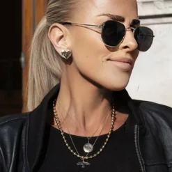 Emma Israelsson Organic Heart Örhängen Guld Ear196