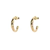 Emma Israelsson Organic Hoops Guld Ear178