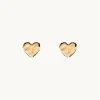 Emma Israelsson Organic Heart Mini Örhängen Guld Ear198