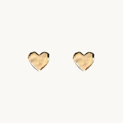 Emma Israelsson Organic Heart Mini Örhängen Guld Ear198