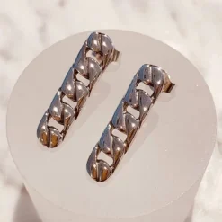 Emma Israelsson Pin Link Örhängen Silver Ear090 ( Mega Kampanj )