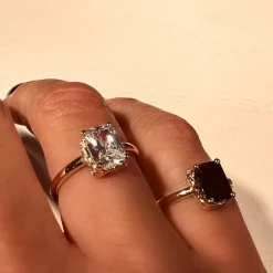 Emma Israelsson Queen Ring S Vit Silver Ring153