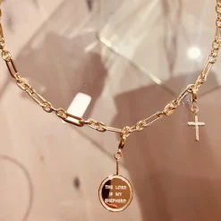 Emma Israelsson Shepard Wreath Coin Charm Guld Charm018
