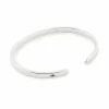 Emma Israelsson Silver Bangle Blk Diamond Brace032