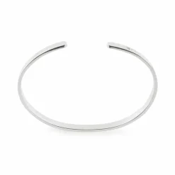 Emma Israelsson Silver Bangle Blk Diamond Brace032