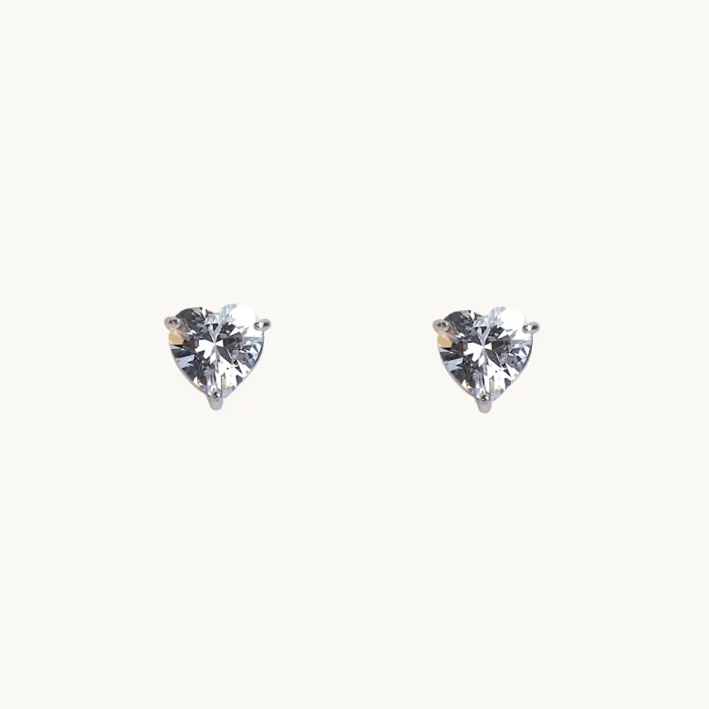 Emma Israelsson Sparkling Heart Örhängen Silver Ear199