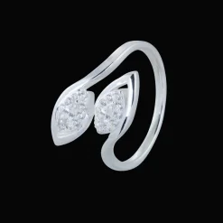 Gynning Jewelry Autumn Leaves Ring Silver