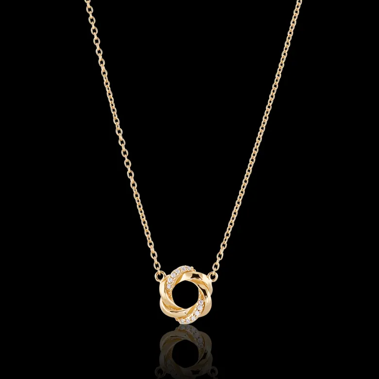 Gynning Jewelry Circles of the Universe Halsband (Guld)