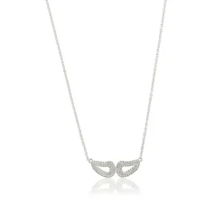 Gynning Jewelry Classy Mini Wings Halsband (Silver)
