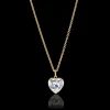 Gynning Jewelry Crazy Diamond Heart Halsband (Guld)