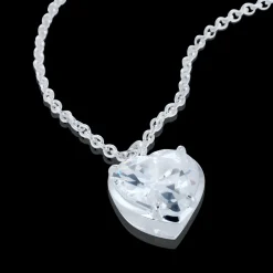 Gynning Jewelry Crazy Diamond Heart Halsband (Silver)