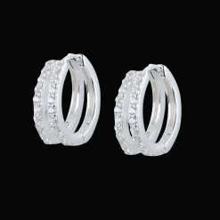Gynning Jewelry Elegance creol Medium Örhängen Silver