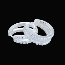 Gynning Jewelry Elegance creol Medium Örhängen Silver
