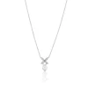 Gynning Jewelry Ellipse Mini Pearl Halsband Silver