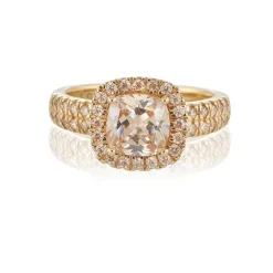 Gynning Jewelry Glamorous ring – champagne – Guld