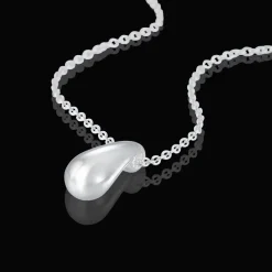 Gynning Jewelry Infinity drop halsband – Silver